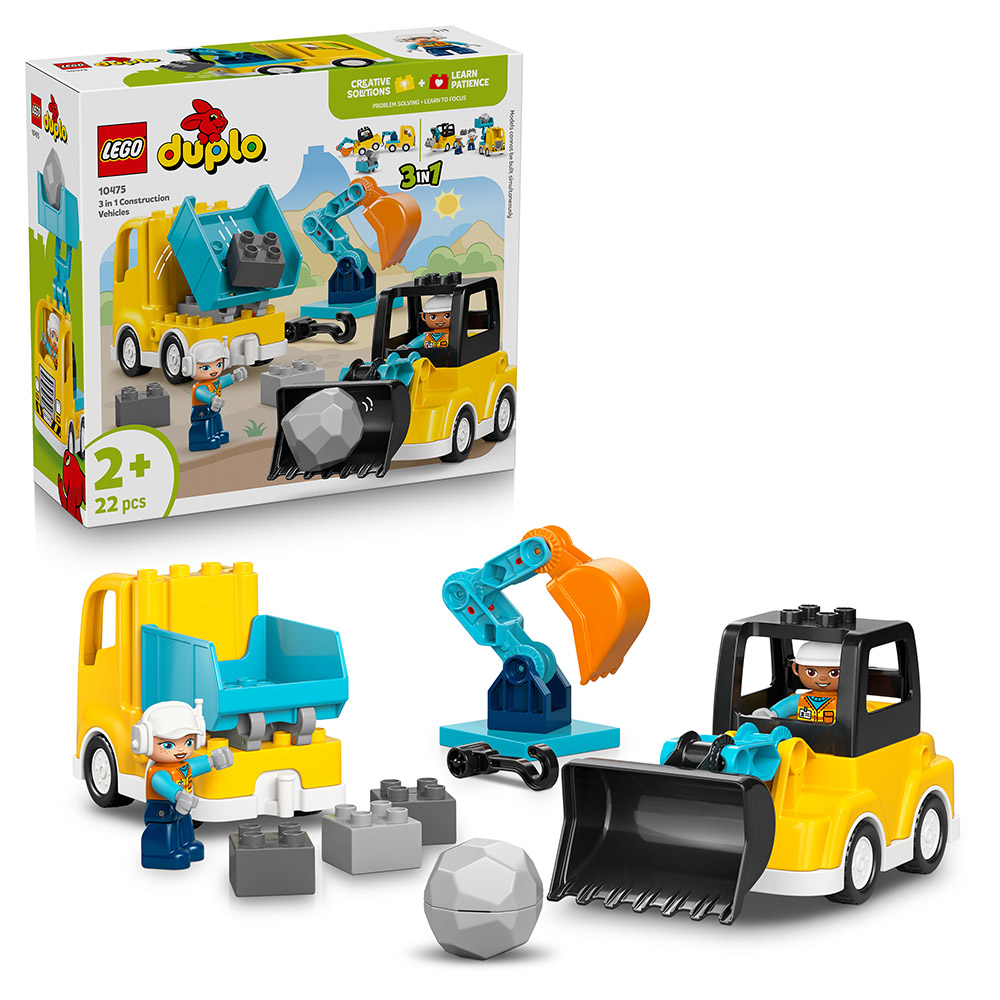 LEGO DUPLO 3-in-1 Baufahrzeuge (10475)