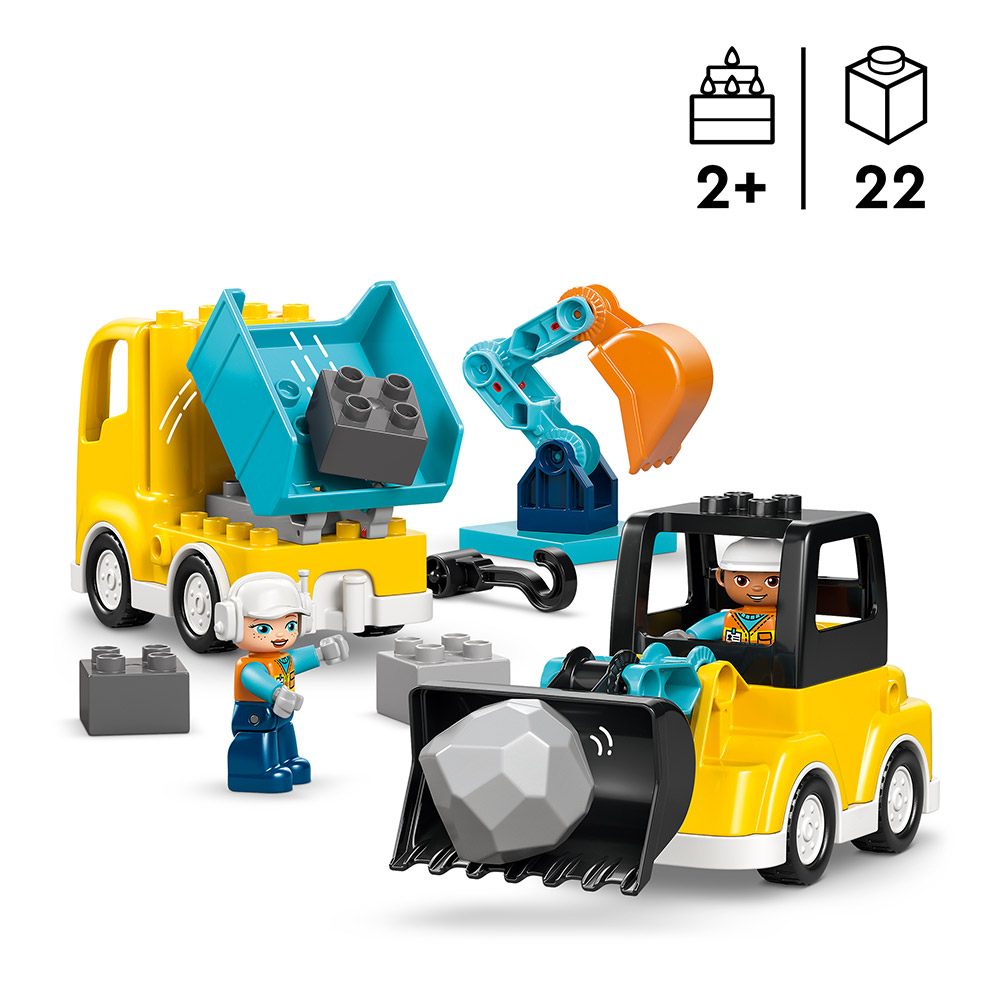 LEGO DUPLO 3-in-1 Baufahrzeuge (10475)