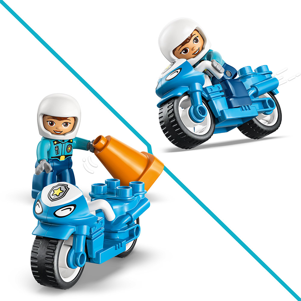 LEGO DUPLO Blaues Polizeimotorrad (10471)