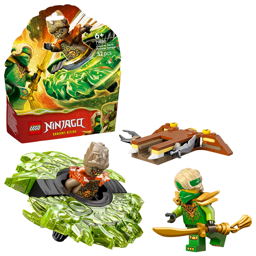 LEGO NINJAGO Lloyd vs. Erdmonster-Spinner (71850)