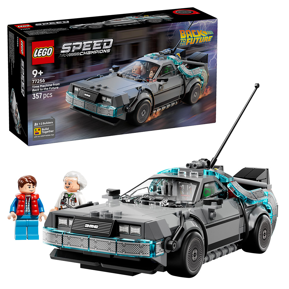 LEGO Speed Champions Zeitmaschine aus Zurück in die Zukunft (77256)