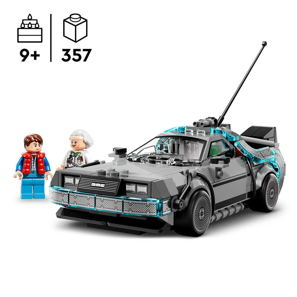 LEGO Speed Champions Zeitmaschine aus Zurück in die Zukunft (77256)