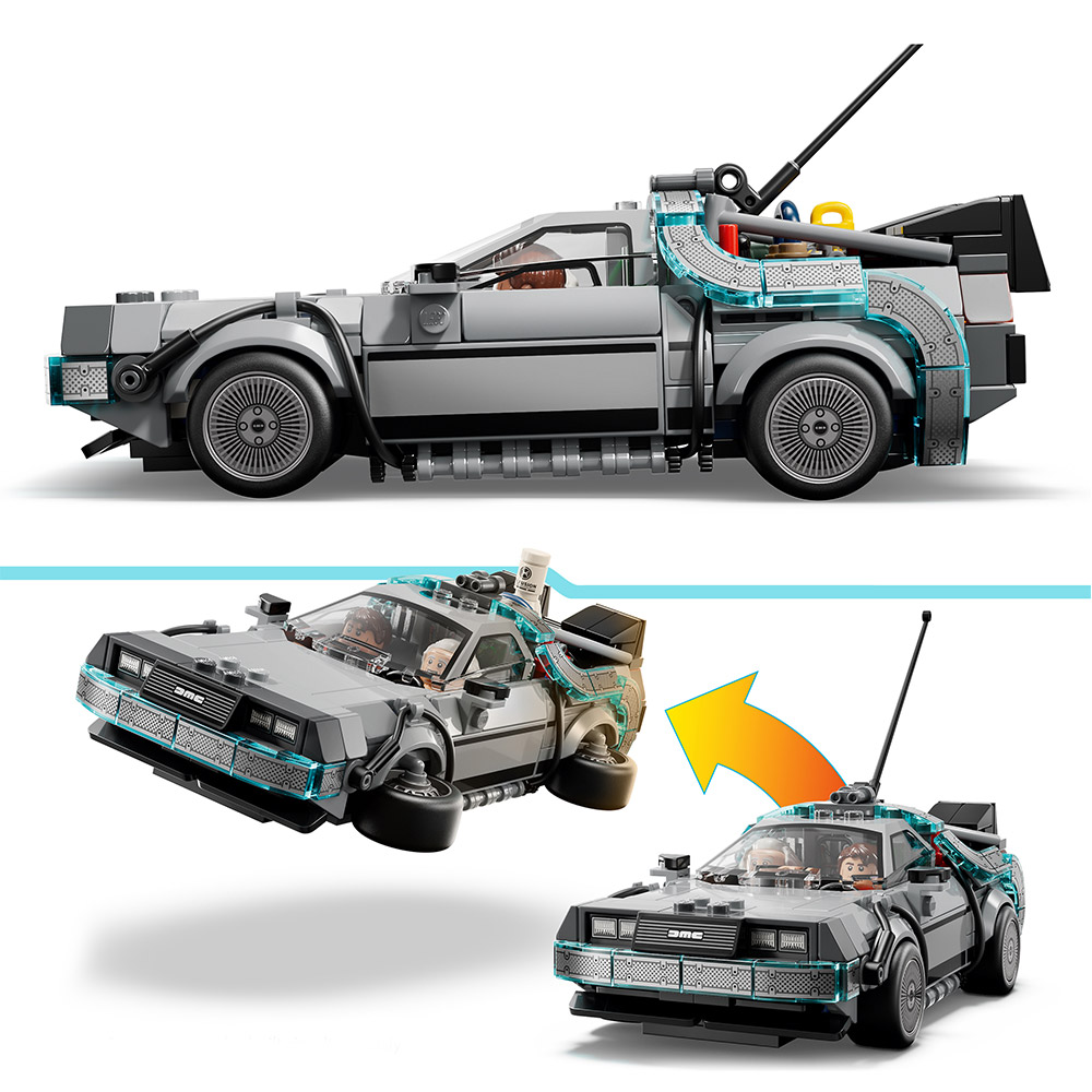 LEGO Speed Champions Zeitmaschine aus Zurück in die Zukunft (77256)
