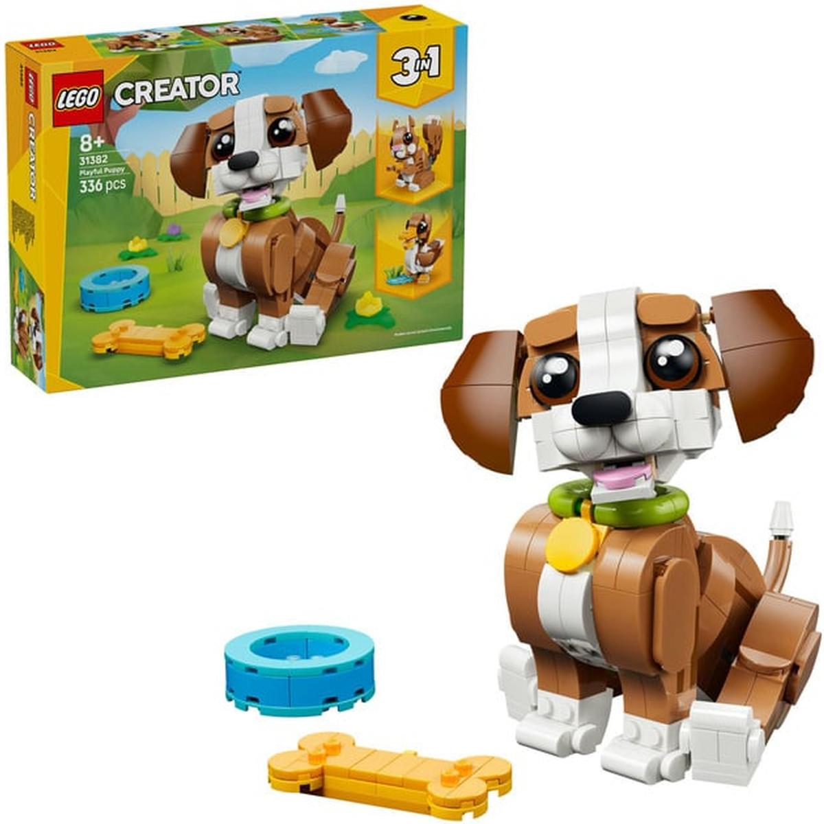 LEGO Creator 3-in-1 Niedliche Tiere: Verspielter Welpe (31382)