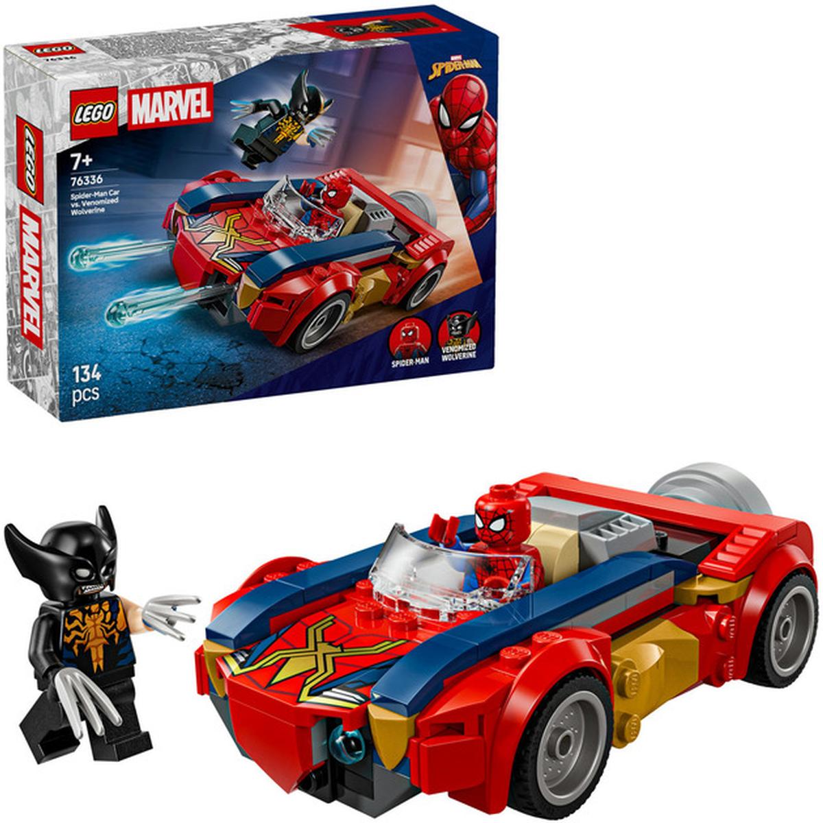 LEGO Marvel Spider-Man Auto vs. Venomized Wolverine (76336)