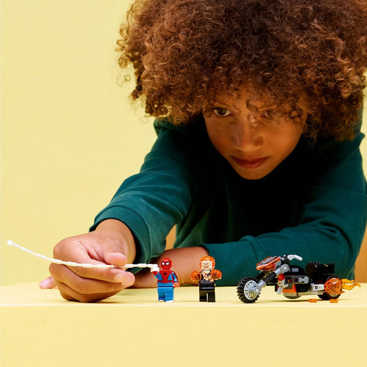 LEGO Marvel Spider-Man vs. Ghost Rider auf seinem Motorrad (76335)