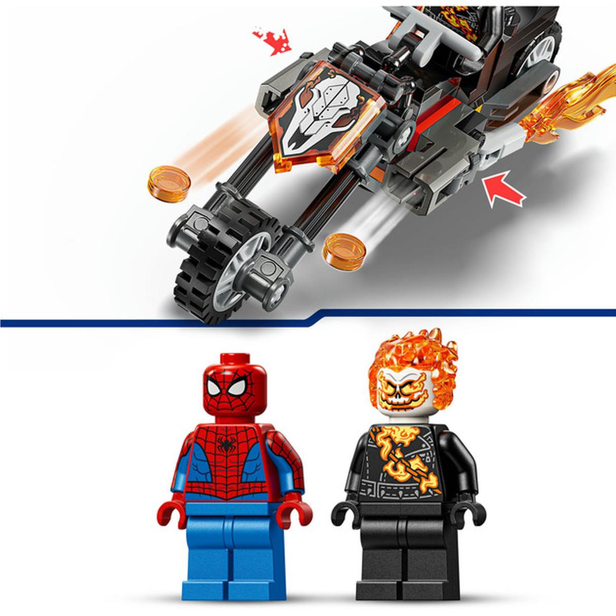 LEGO Marvel Spider-Man vs. Ghost Rider auf seinem Motorrad (76335)