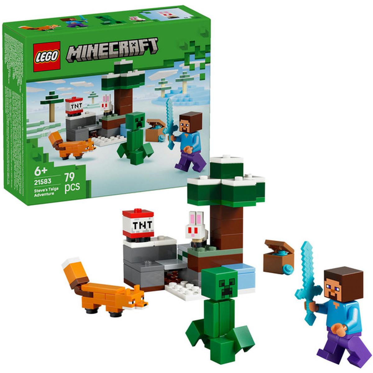 LEGO Minecraft Steves Abenteuer in der Taiga (21583)