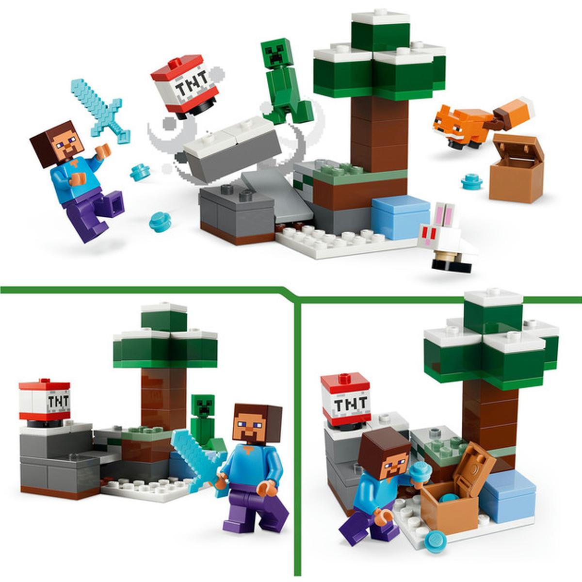LEGO Minecraft Steves Abenteuer in der Taiga (21583)