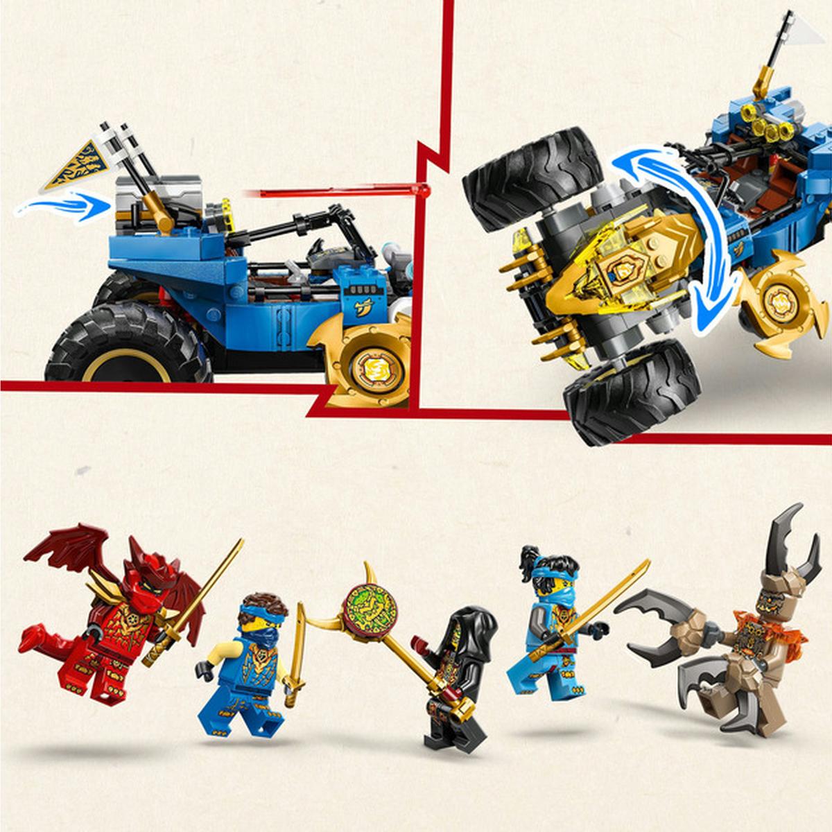 LEGO NINJAGO 2in1 Jays Transformationsflitzer (71856)