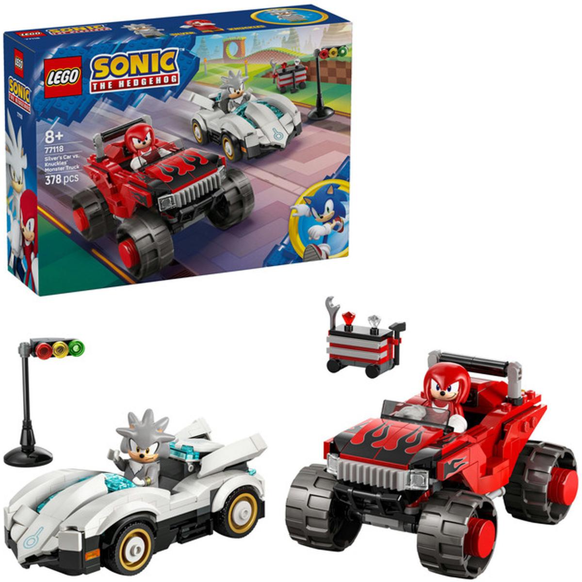 LEGO Sonic The Hedgehog Silvers Auto vs. Knuckles Monstertruck (77118)