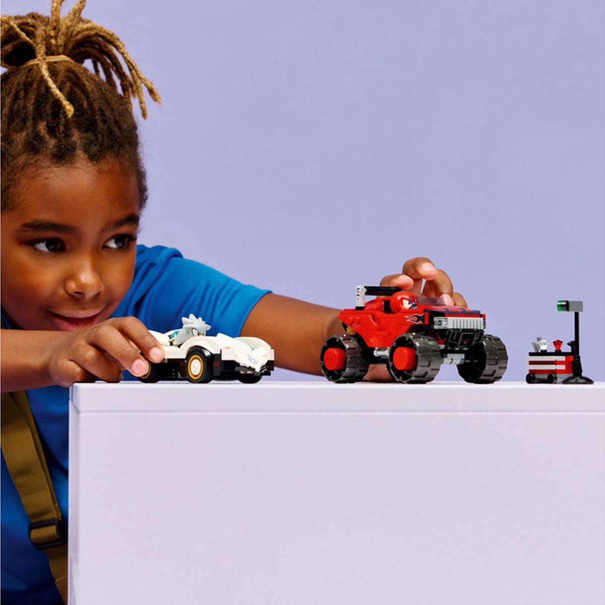 LEGO Sonic The Hedgehog Silvers Auto vs. Knuckles Monstertruck (77118)