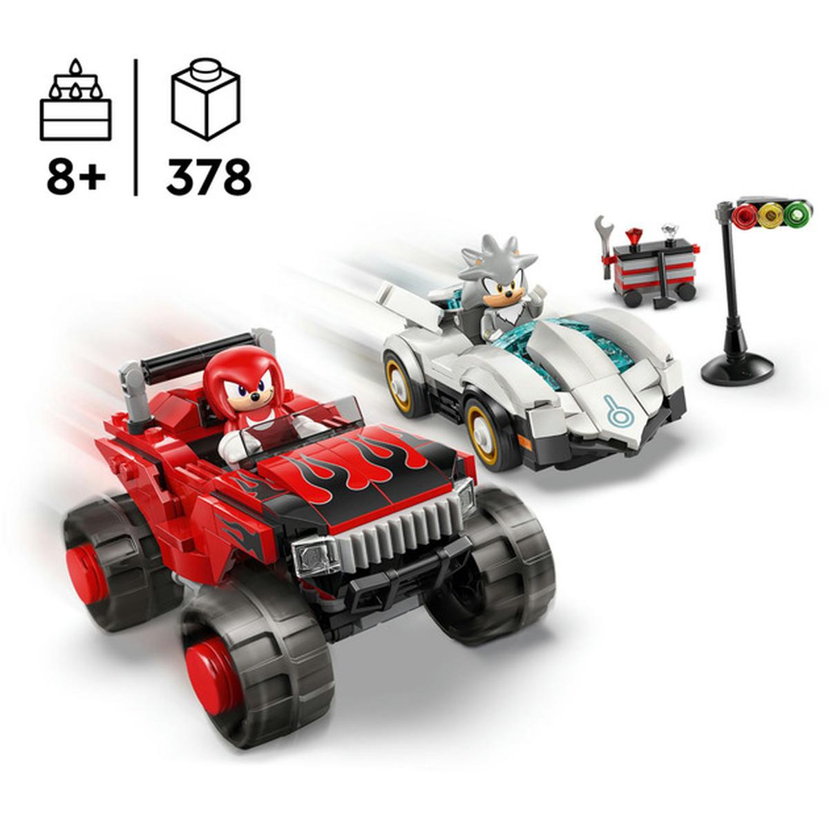 LEGO Sonic The Hedgehog Silvers Auto vs. Knuckles Monstertruck (77118)