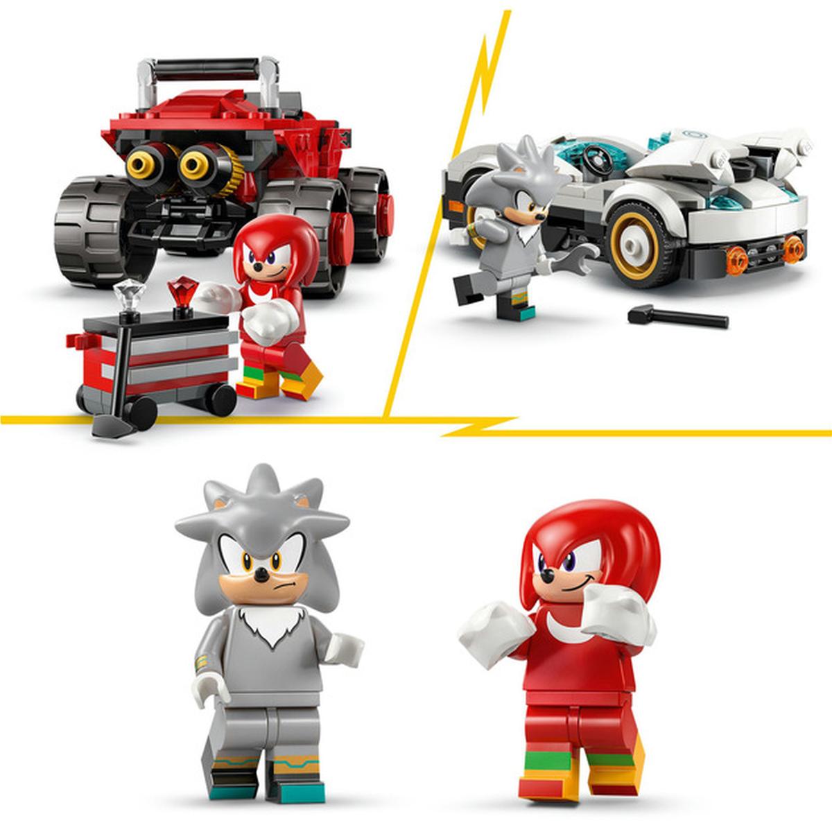 LEGO Sonic The Hedgehog Silvers Auto vs. Knuckles Monstertruck (77118)