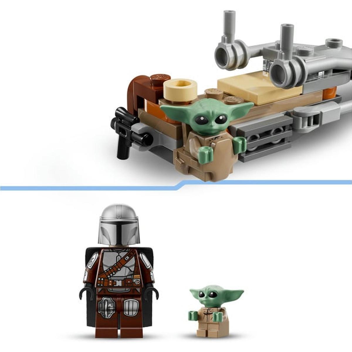 LEGO Star Wars Der Mandalorianer und Grogu auf ihrem Speeder Bike (75436)