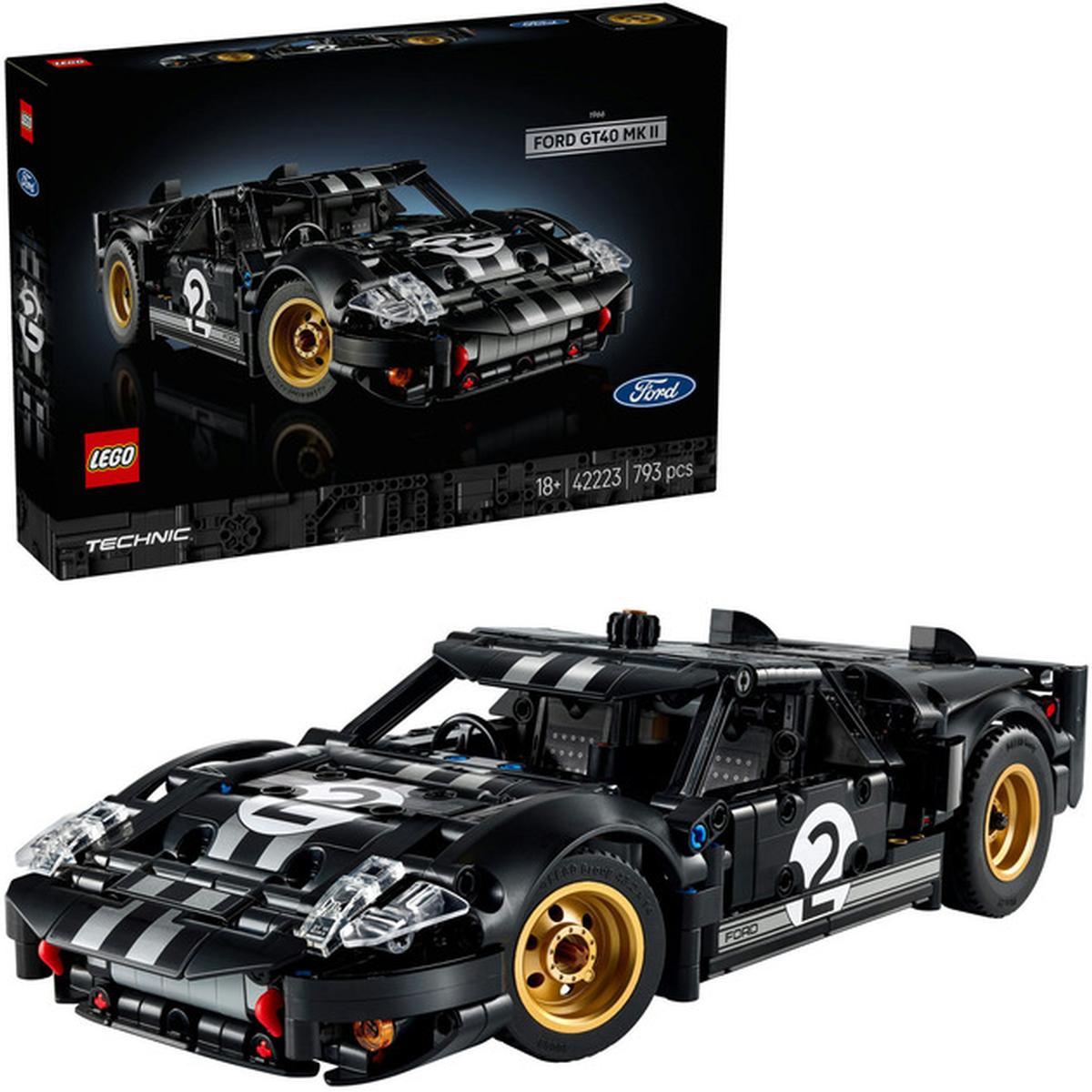 LEGO Technic 1966 Ford GT40 MKII Rennwagen (42223)