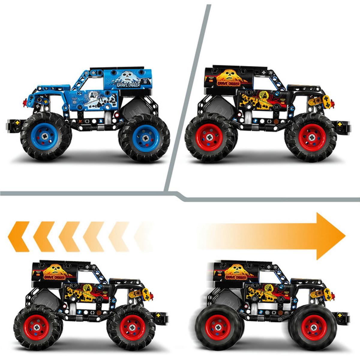 LEGO Technic Monster Jam Grave Digger Feuer und Eis (42219)
