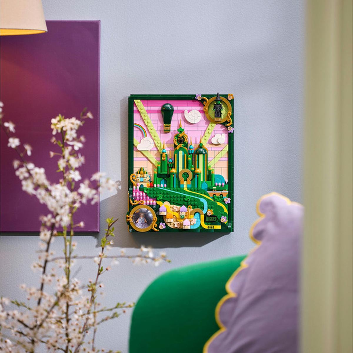 LEGO Wicked - Emerald City Wandkunst (75685)