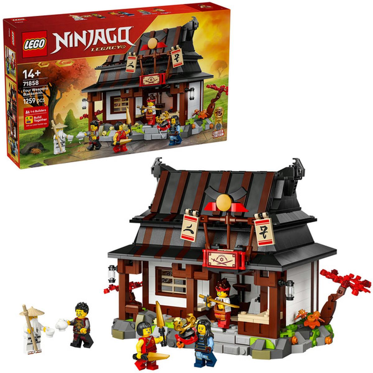 LEGO Ninjago - 15-jähriges Jubiläum der Vier-Waffen-Schmiede (71858)