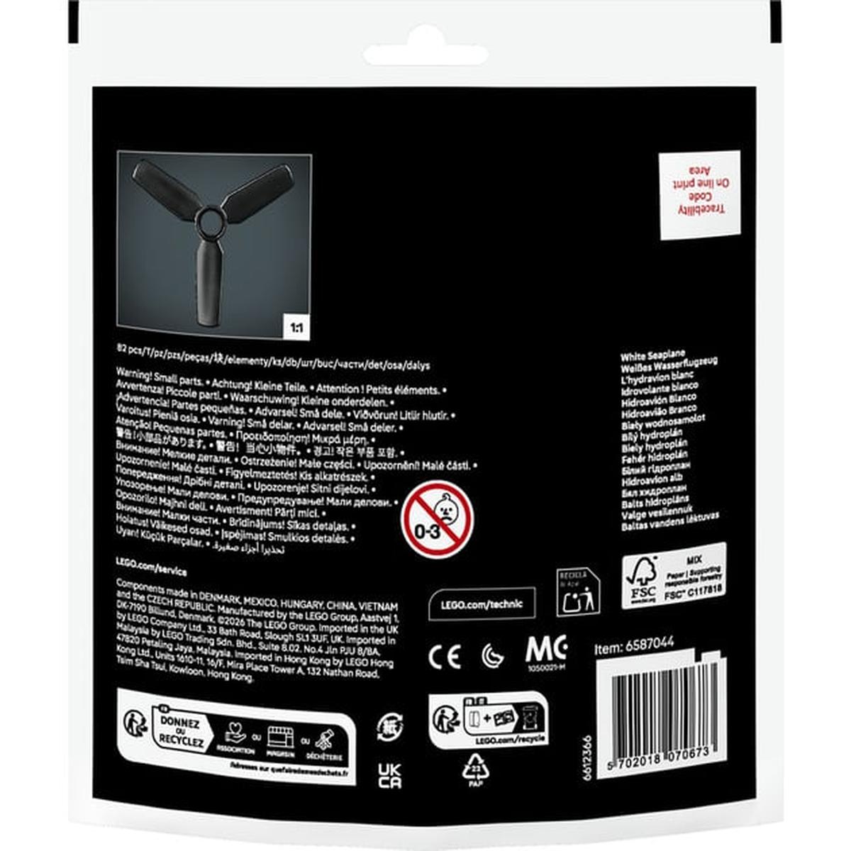 LEGO Technic - Weißes Wasserflugzeug (30736)