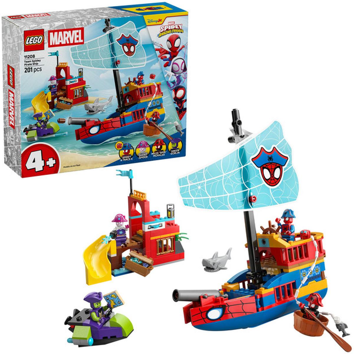 LEGO Marvel - Piratenschiff von Spideys Team (11208)