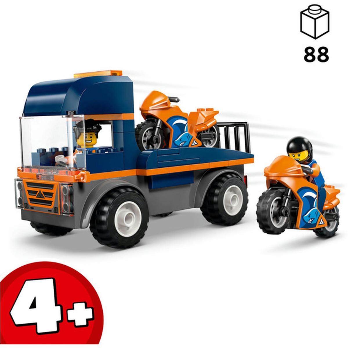 LEGO City - Der Motorradtransporter (60491)