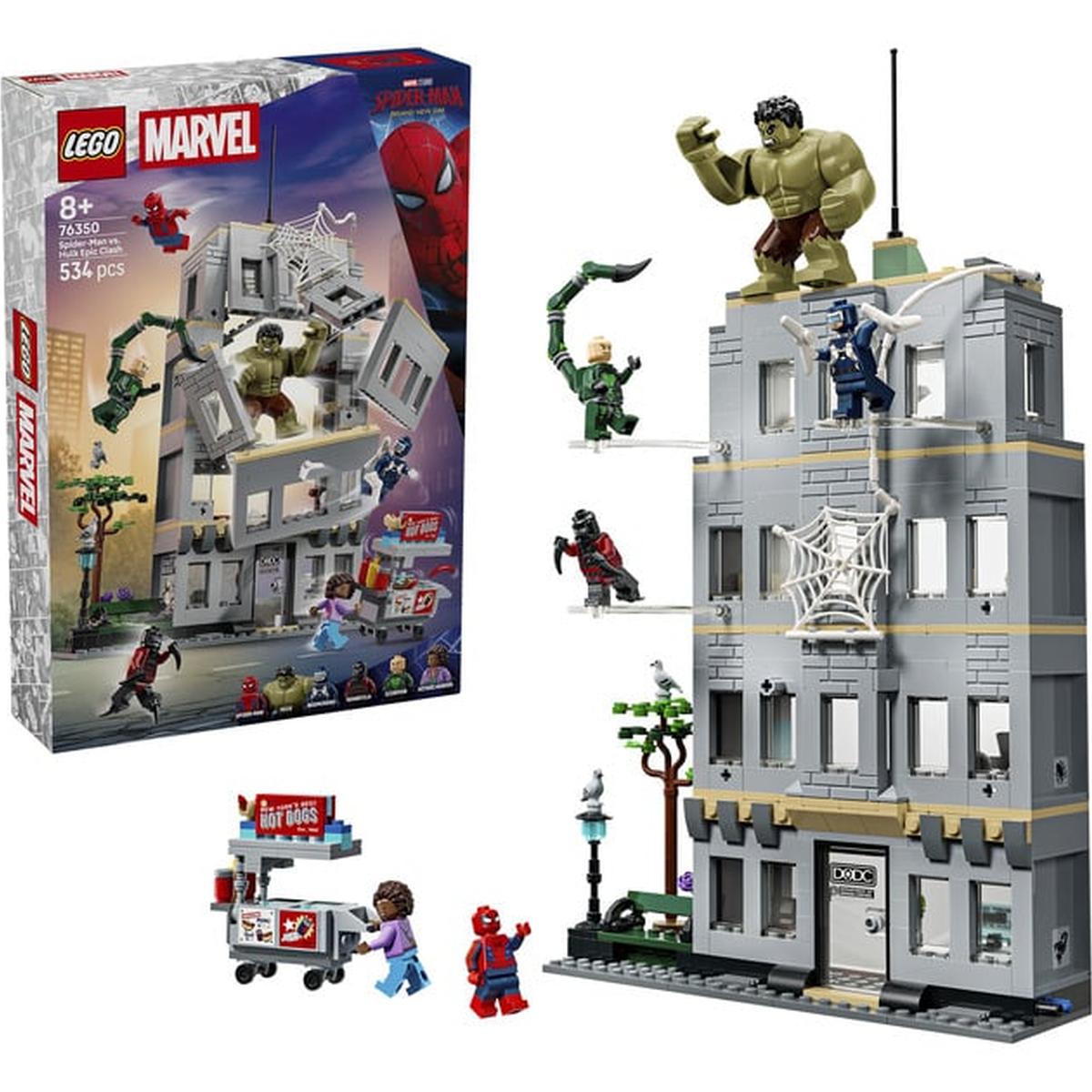 LEGO Marvel - Großer Showdown: Spider-Man vs. Hulk (76350)