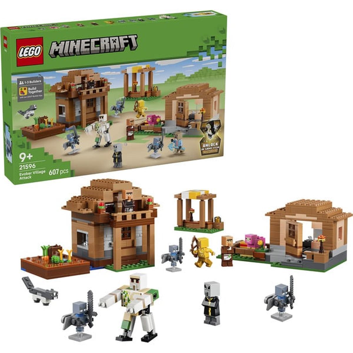 LEGO Minecraft - Angriff des Magiers auf das Dorf (21596)
