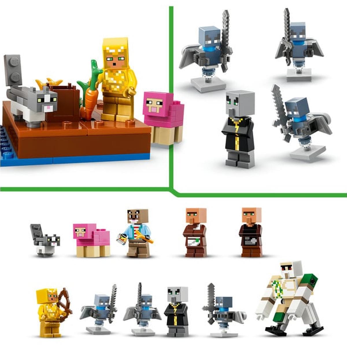 LEGO Minecraft - Angriff des Magiers auf das Dorf (21596)