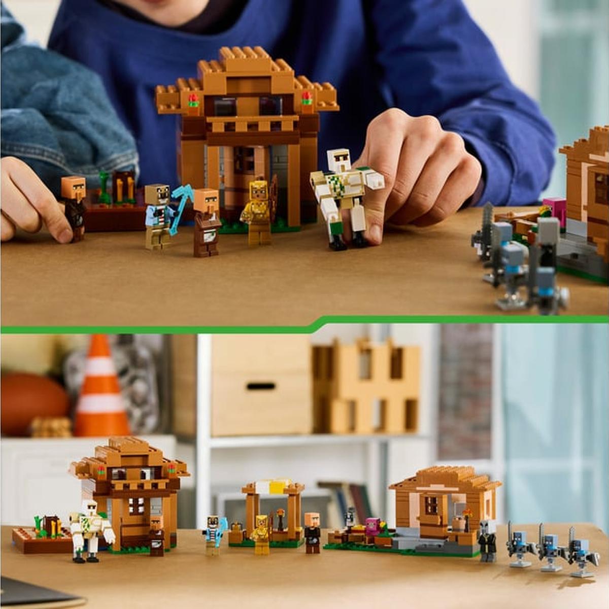 LEGO Minecraft - Angriff des Magiers auf das Dorf (21596)
