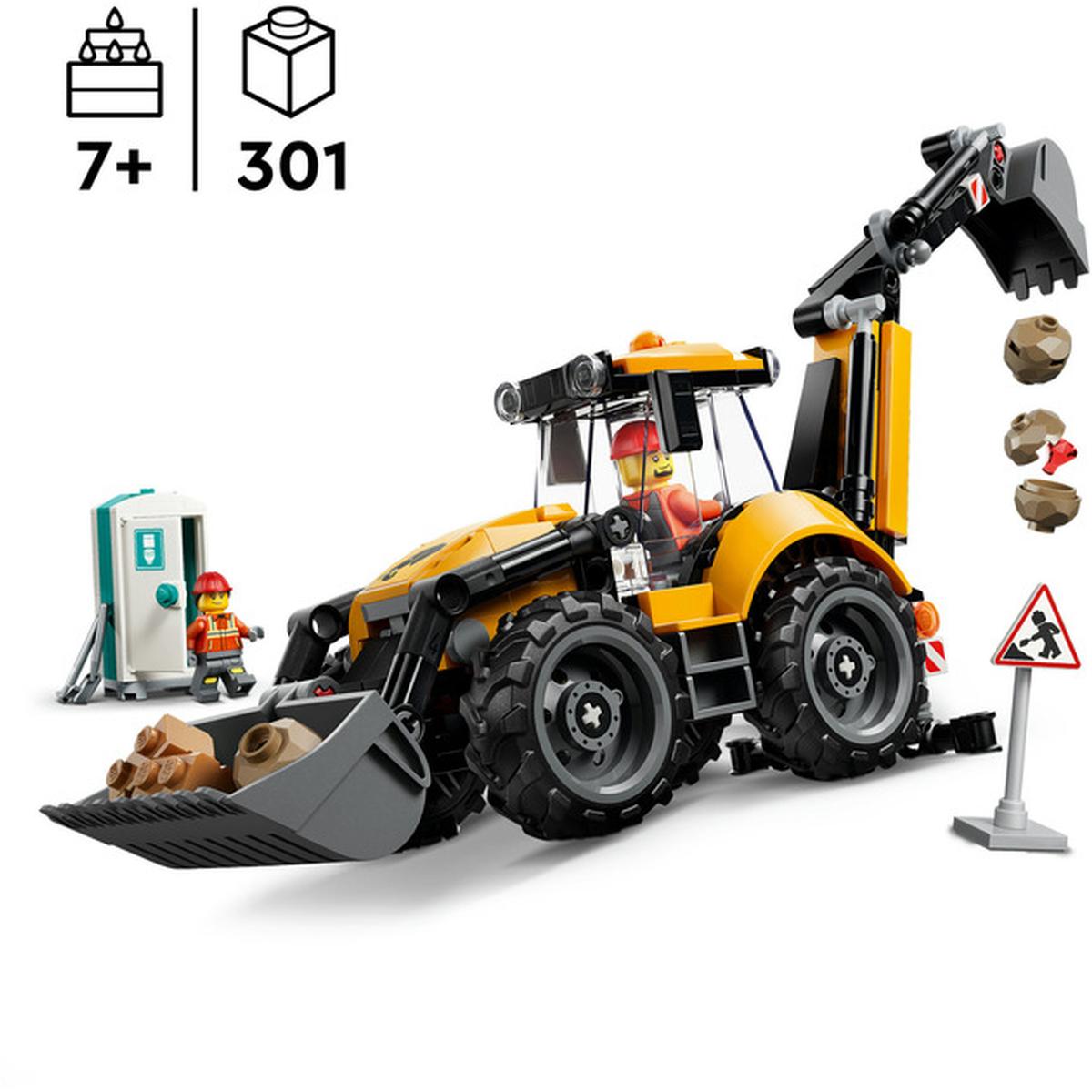 LEGO City - Gelber Baggerlader (60480)