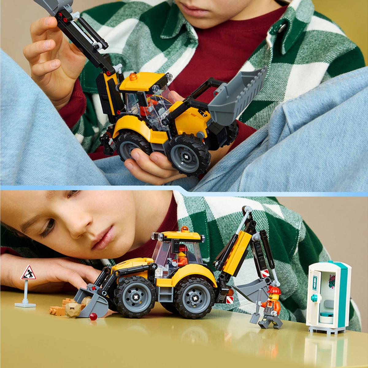 LEGO City - Gelber Baggerlader (60480)