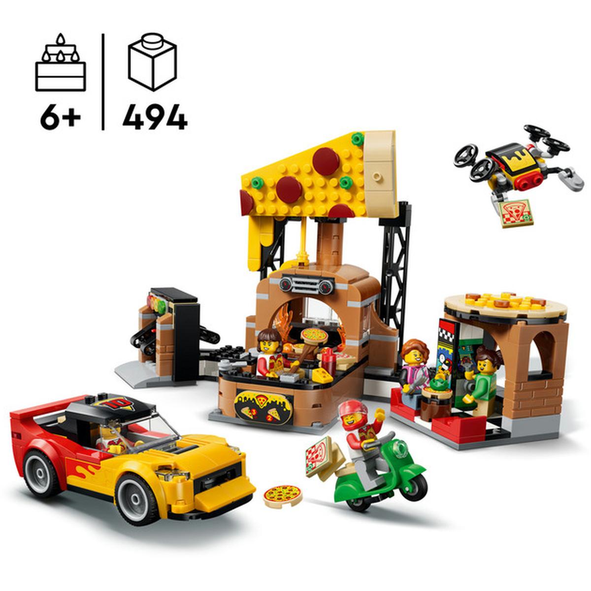 LEGO City - Pizza-Liefererlebnis mit Fahrzeugen (60496)