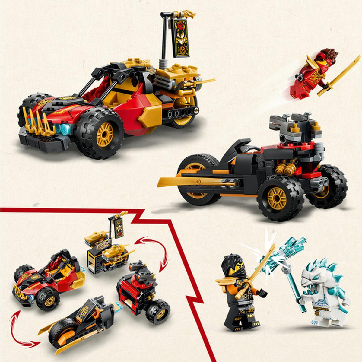 LEGO NINJAGO - Kais und Coles Kombi-Flitzer (71864)