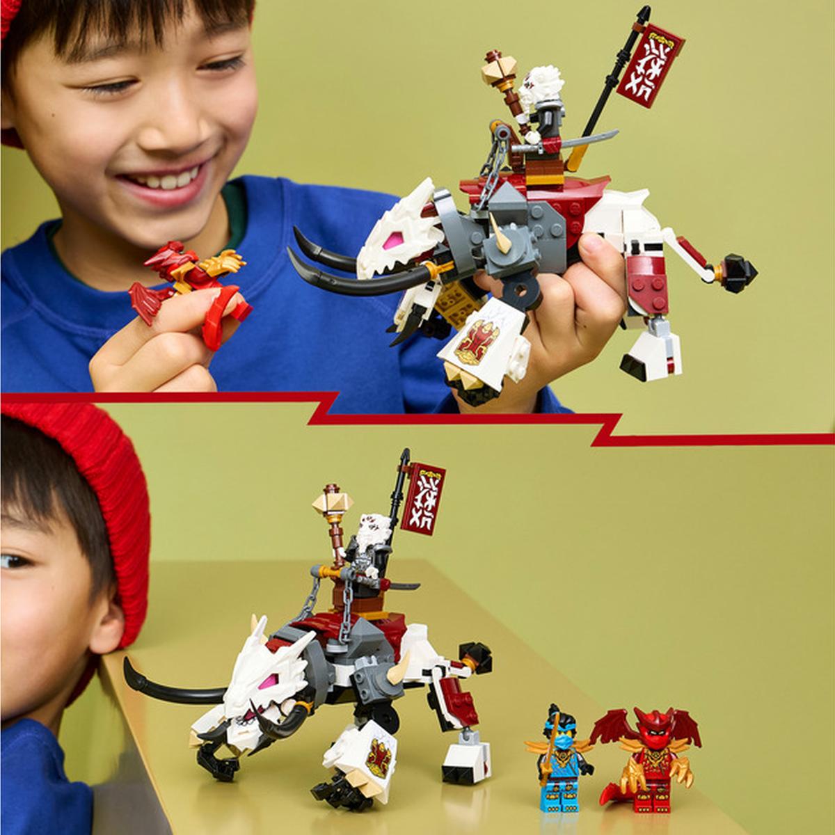LEGO NINJAGO - Zilvar auf seinem Drachentier Grimtak (71863)