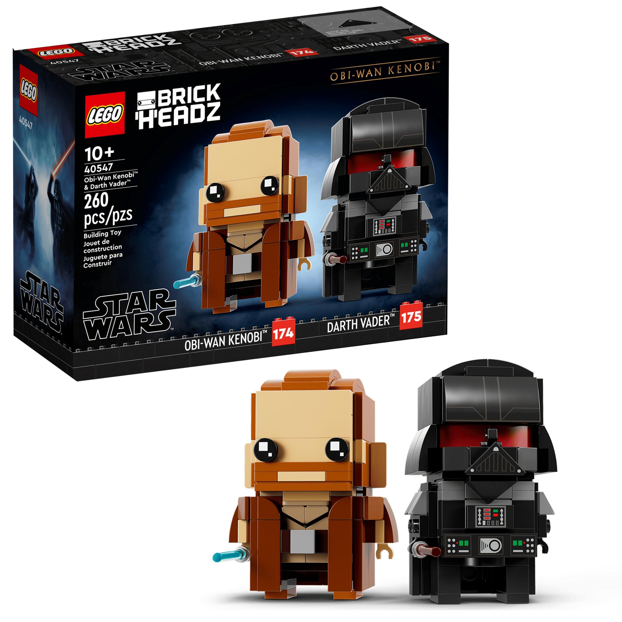 LEGO BrickHeadz - Obi-Wan Kenobi & Darth Vader (40547)