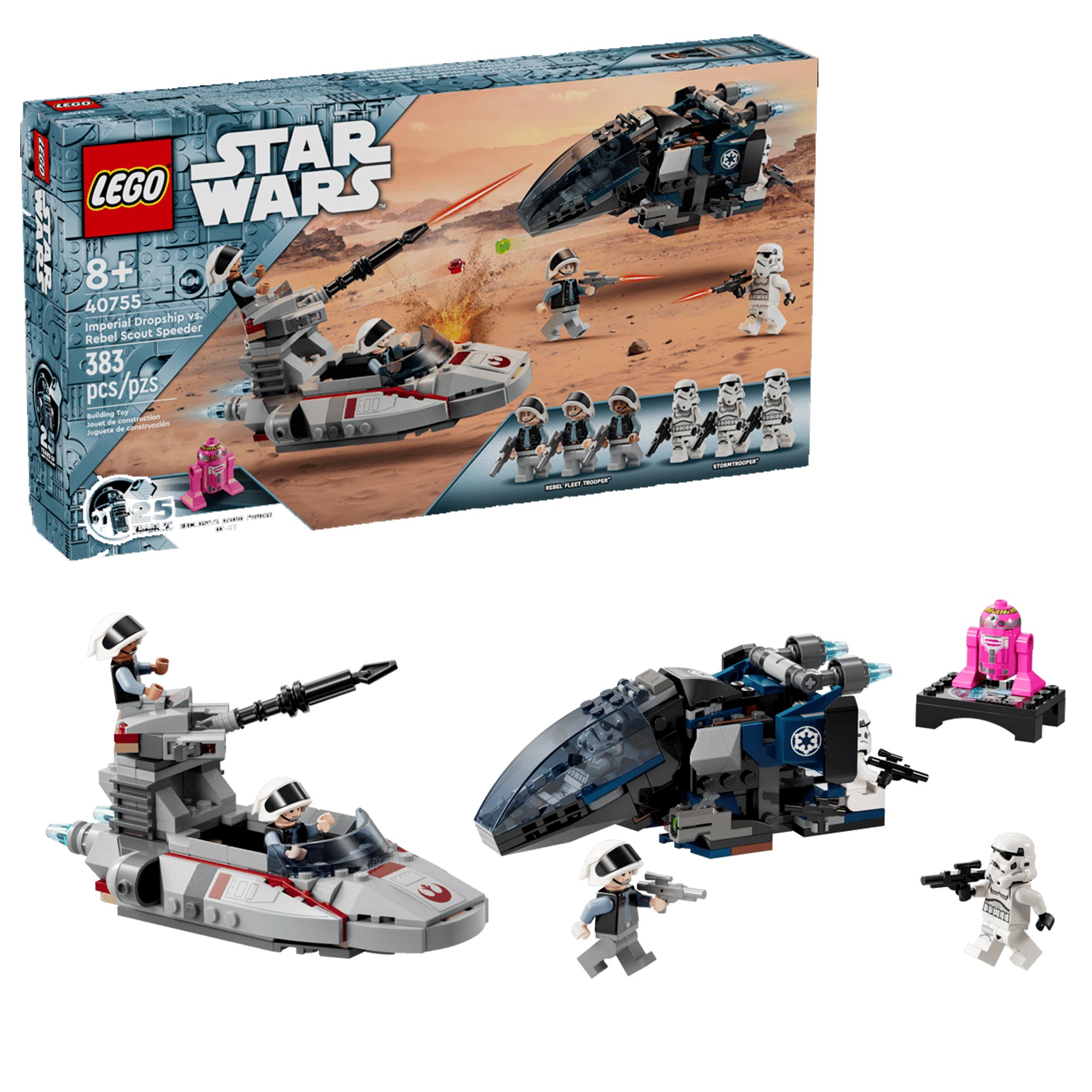 LEGO Star Wars - Imperial Dropship vs. Rebel Scout Speeder (40755)