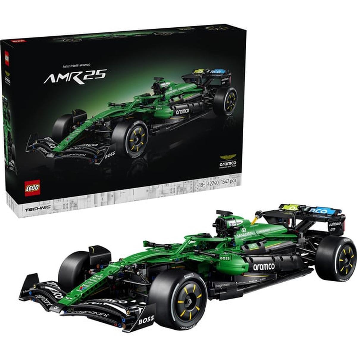 LEGO Technic - Aston Martin Aramco AMR25 Formel 1 Rennwagen (42240)