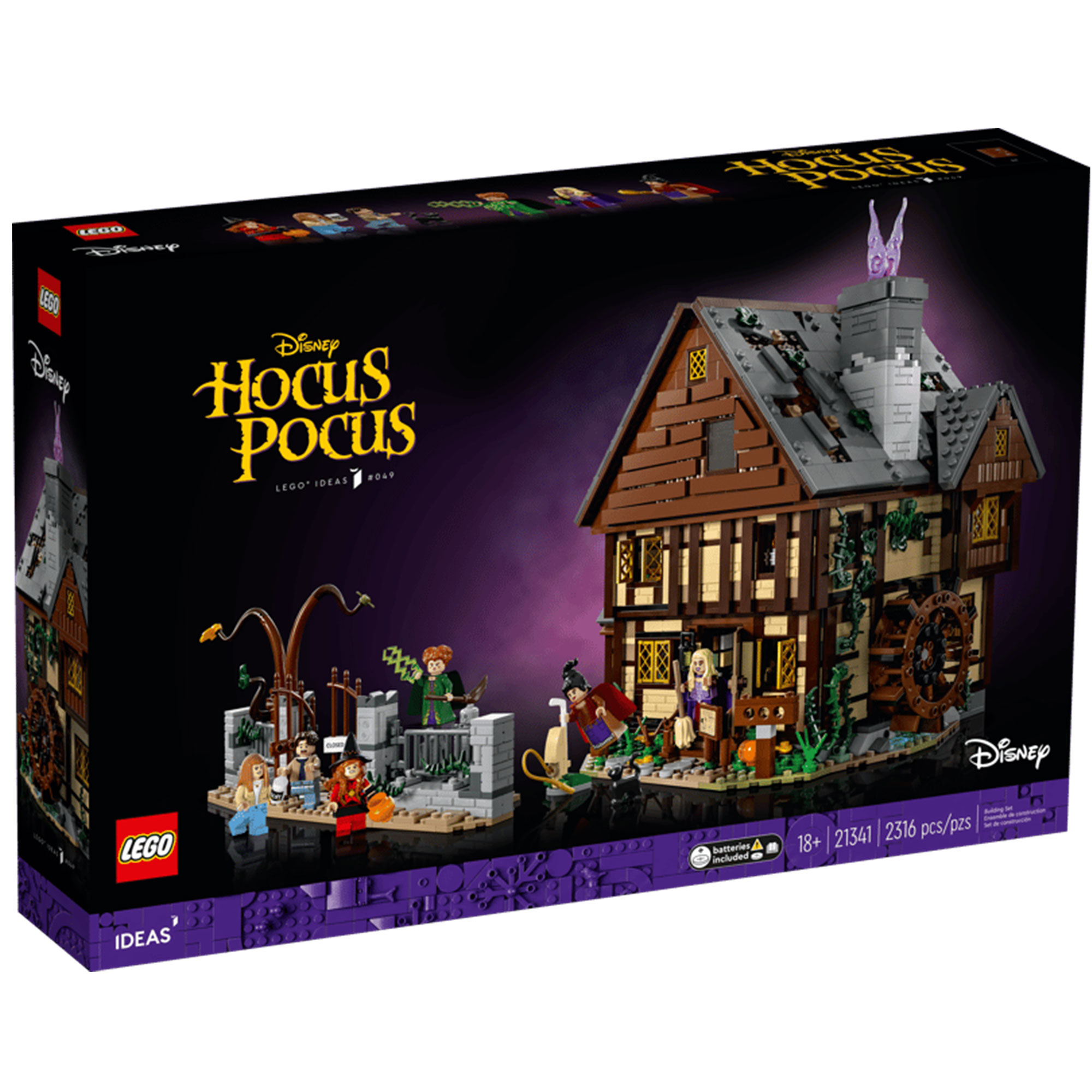 LEGO ideas - Disney Hocus Pocus: Das Hexenhaus der Sanderson-Schwestern (21341)
