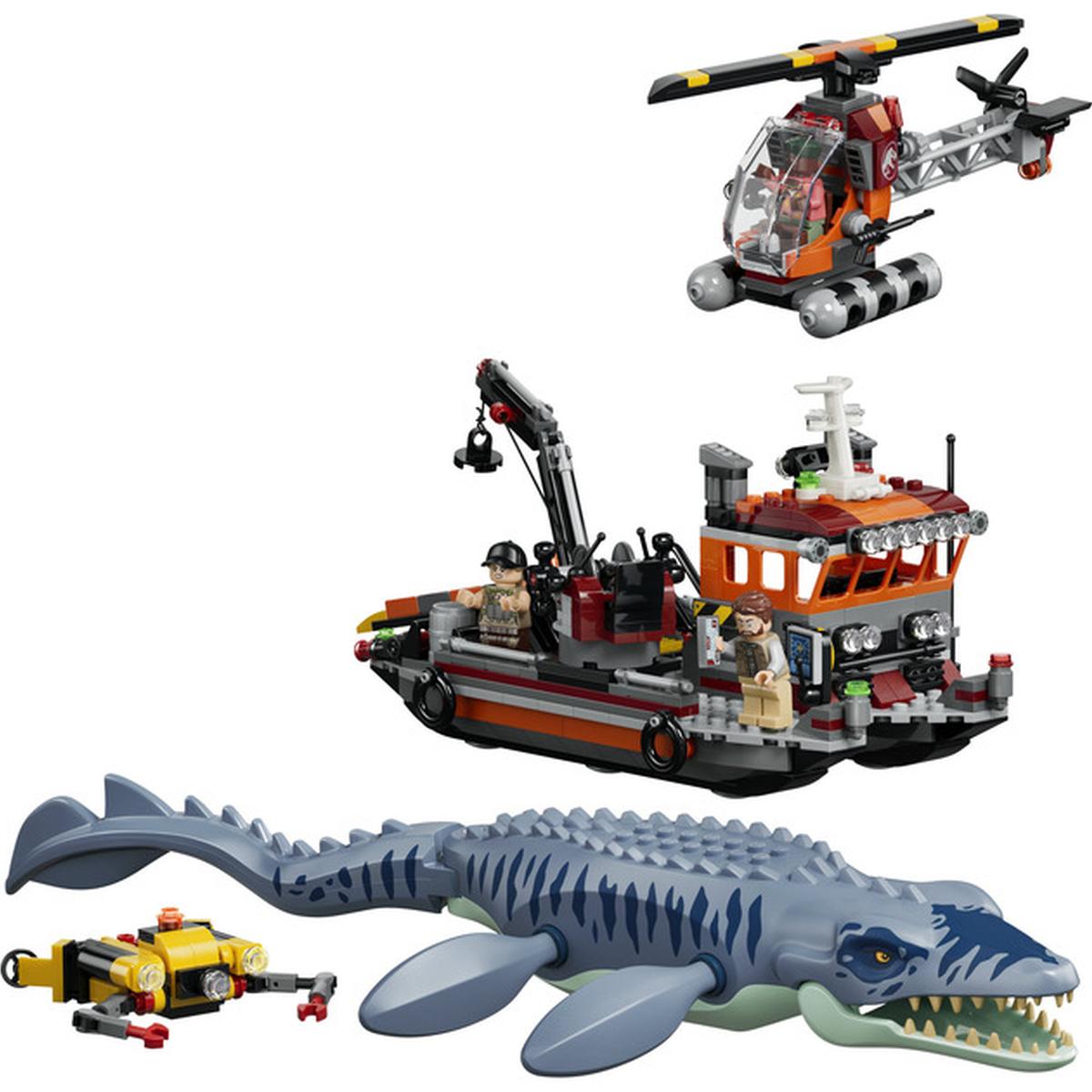 LEGO Jurassic World - Mosasaurier-Angriff auf das Boot (77983)