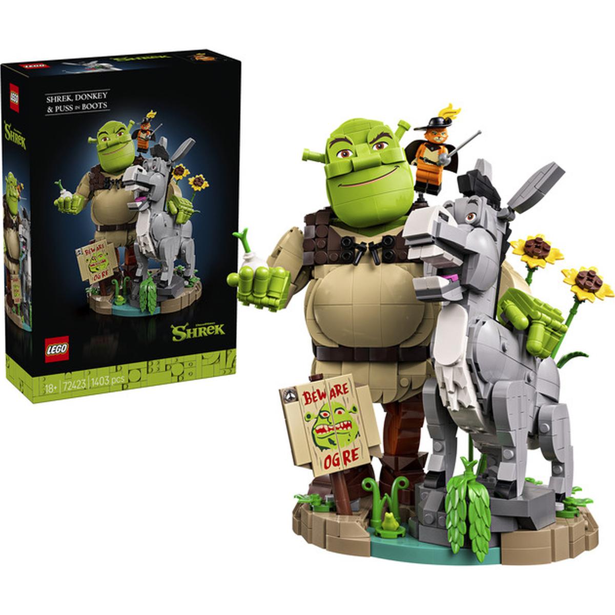 LEGO Shrek - Shrek, Esel und der Gestiefelte Kater (72423)