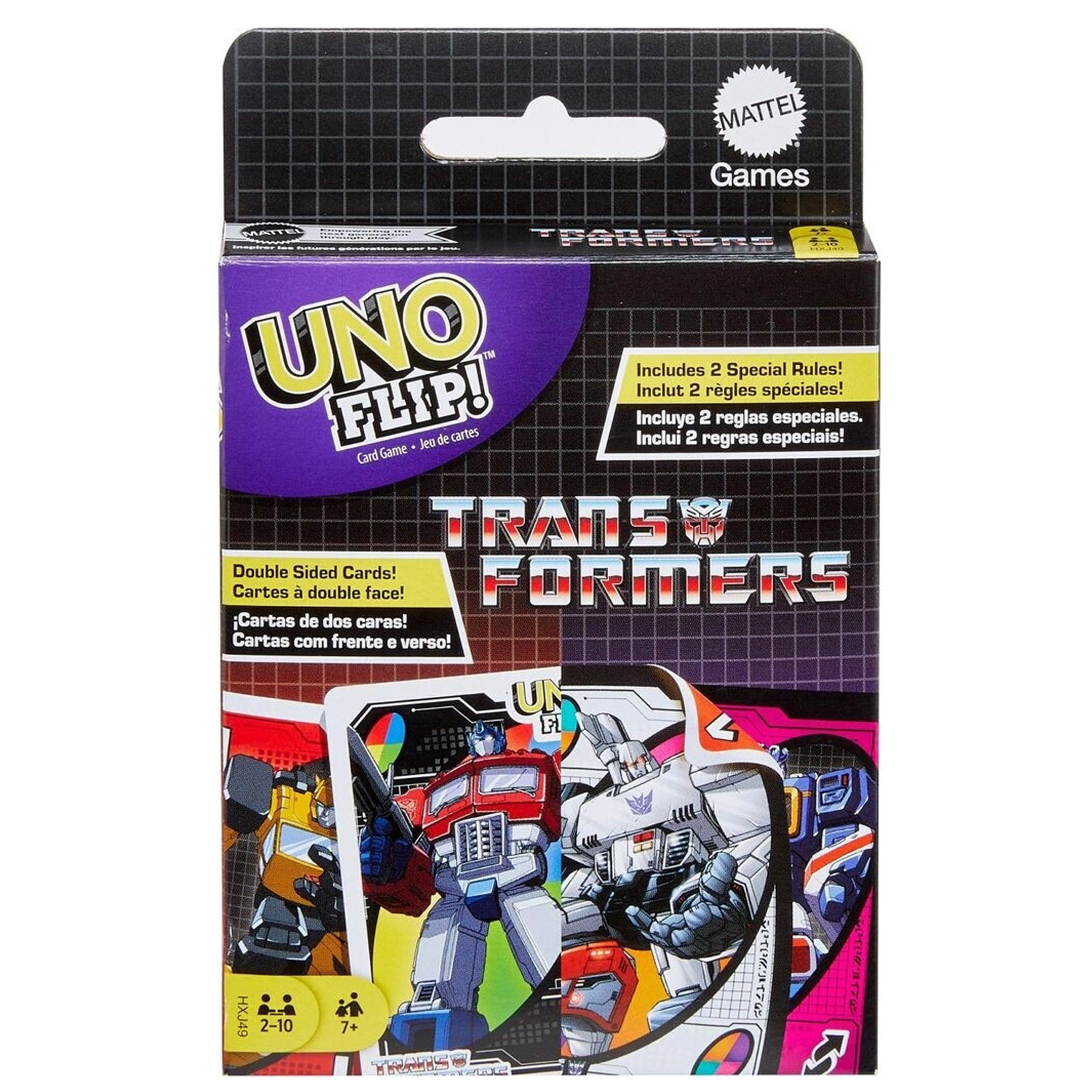 Mattel UNO Flip! Transformers Kartenspiel