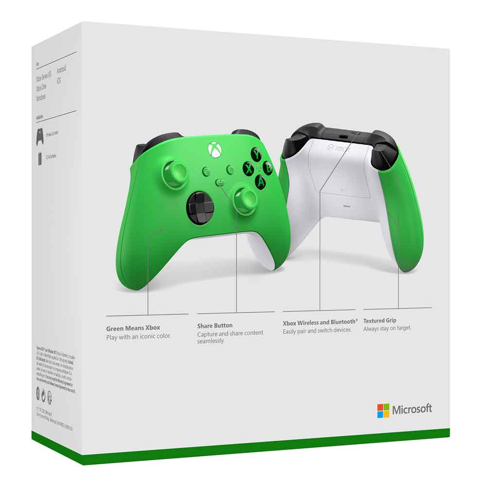 Xbox Wireless Controller velocity green