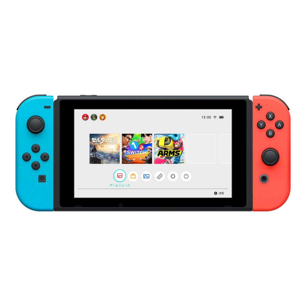 Nintendo Switch V2 (2022) neon-rot/neon-blau