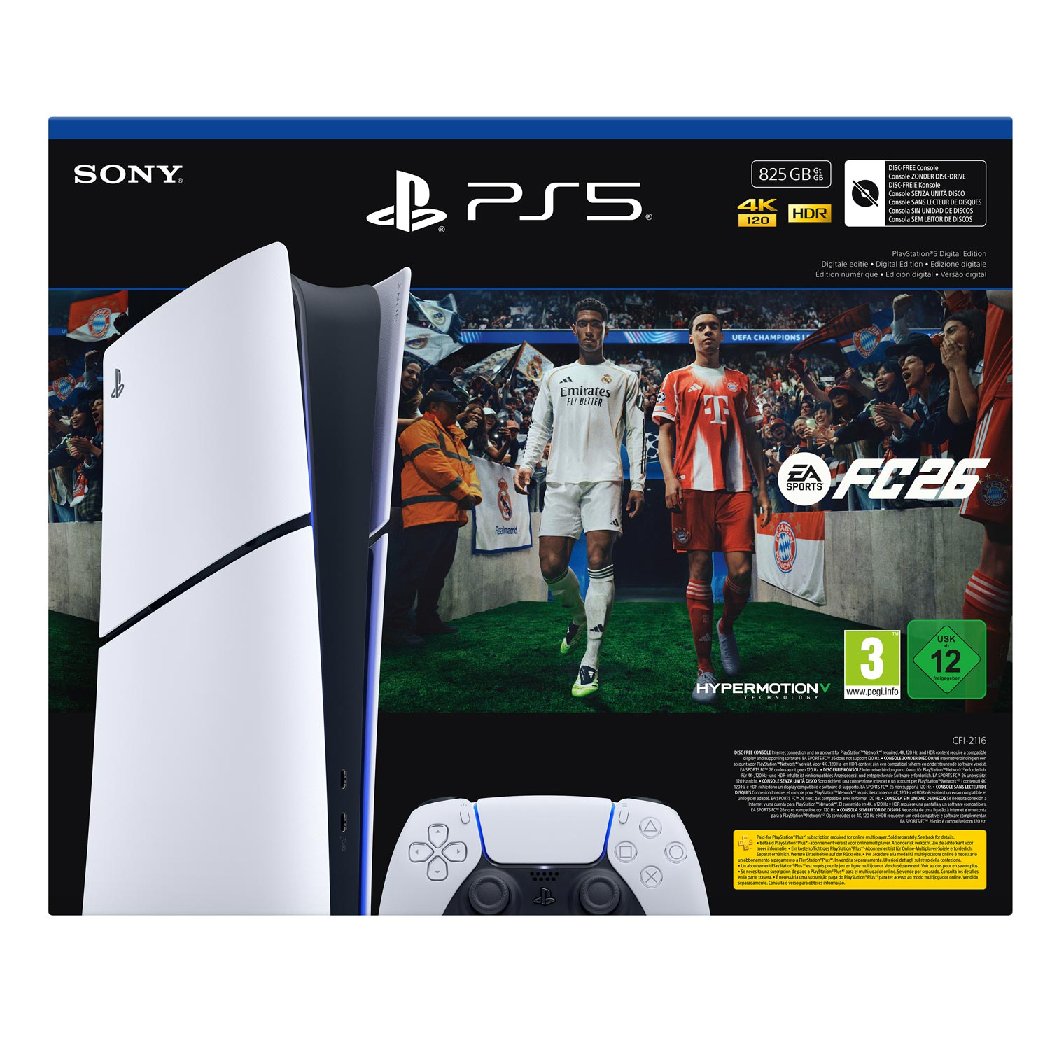 Sony PlayStation 5 Digital Edition 825GB EA SPORTS FC 26 Bundle