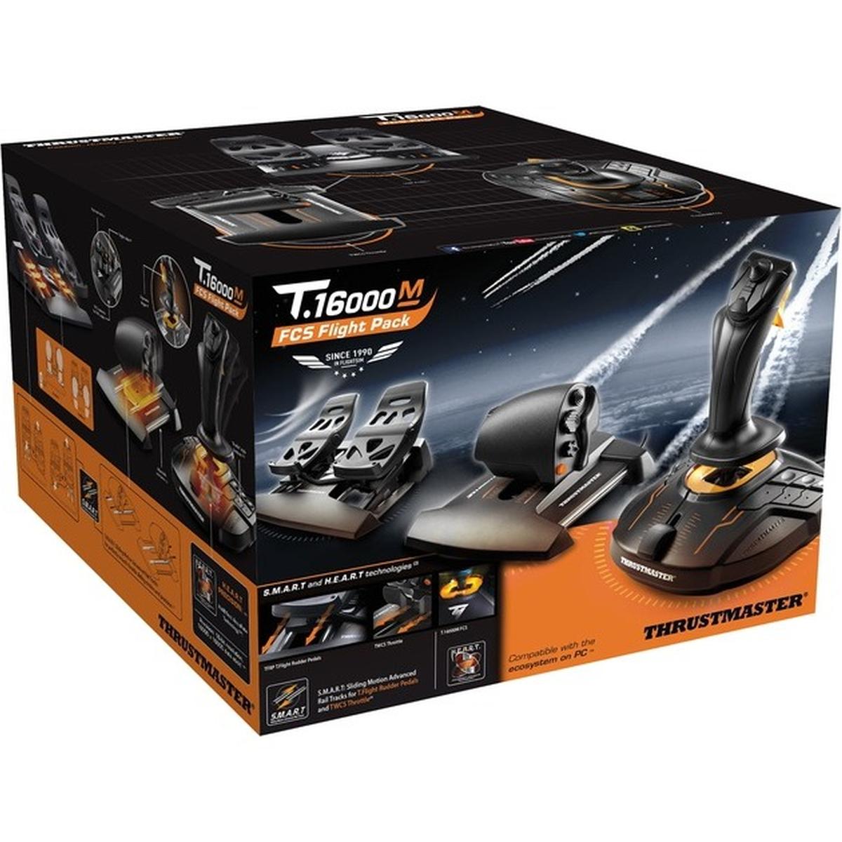 Thrustmaster T16000M FCS Flight Pack Joystick-Set