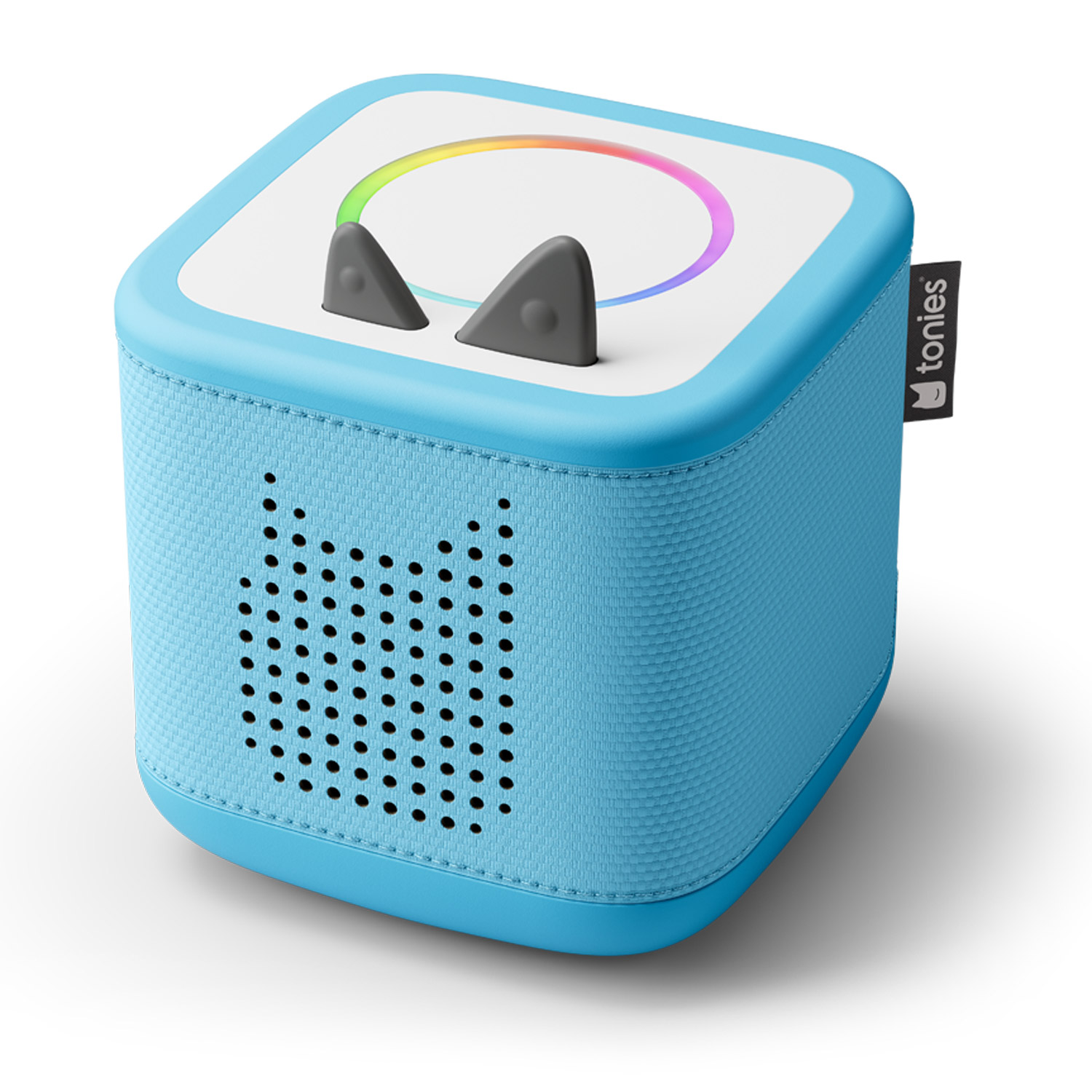 Tonies Toniebox 2 Himmelblau Starter Set Kreativ-Tonie Rot