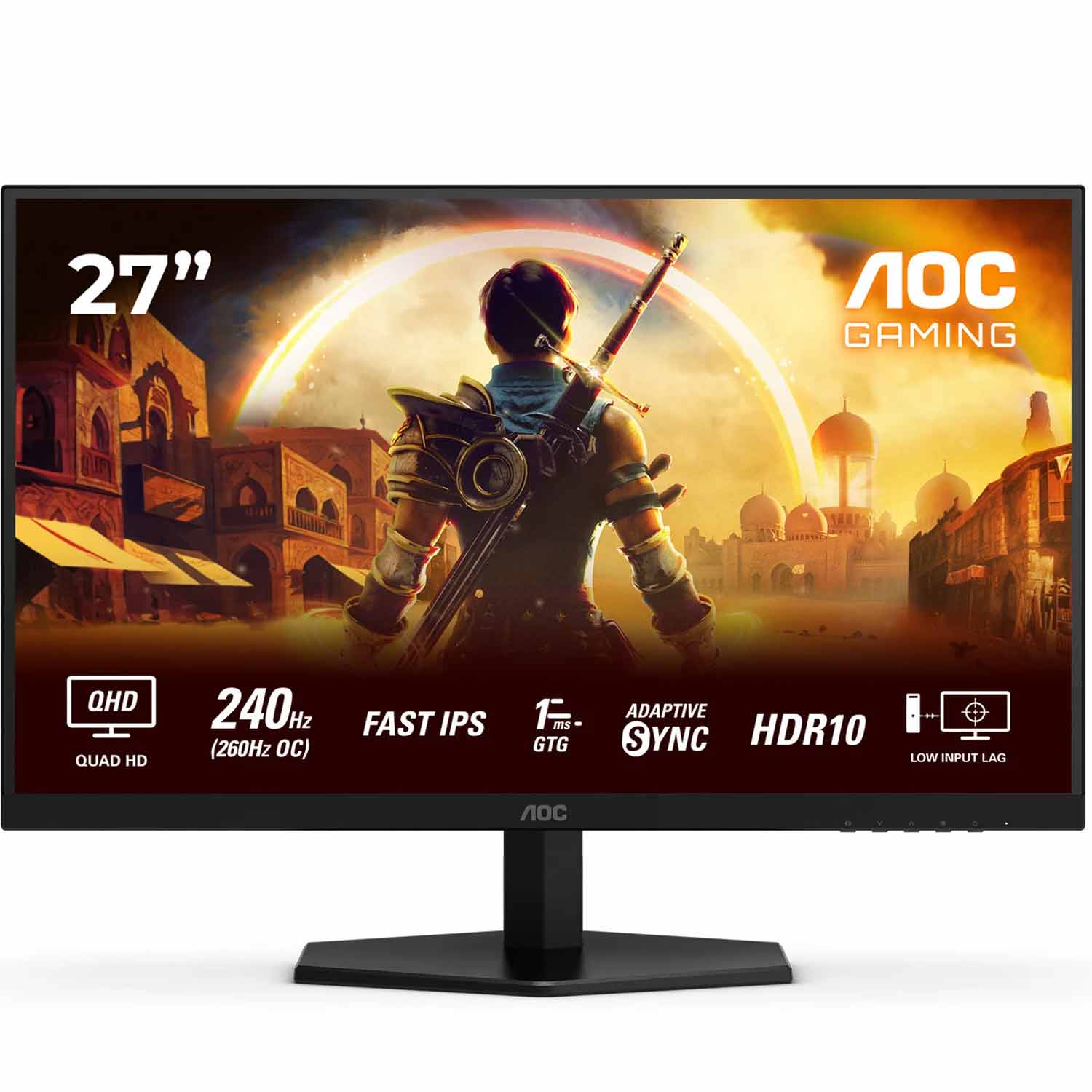AOC Gaming Q27G42ZE 68,6 cm (27 Zoll) Gaming-Monitor schwarz/rot (2. Wahl)