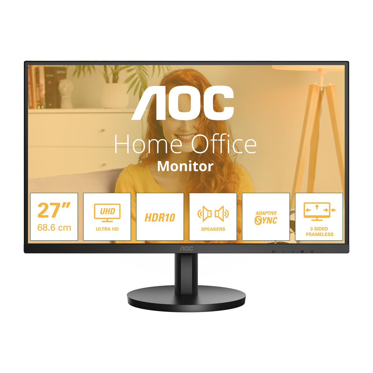AOC U27B3A 68,6 cm (27 Zoll) 4K-LED-Monitor
