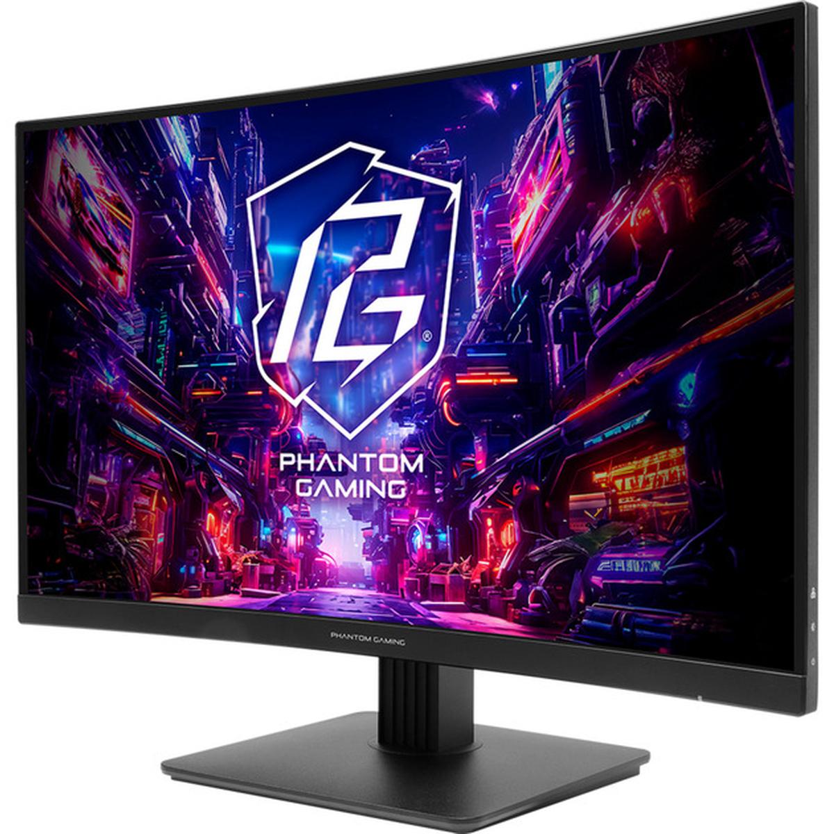 Asrock Phantom Gaming PG27QRT1B 68,6 cm (27 Zoll) Curved-Gaming-Monitor